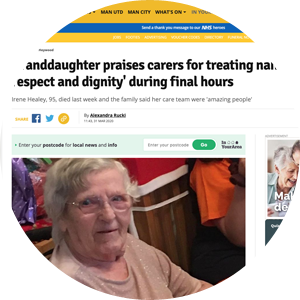Prestige Nursing & Care featured in the Manchester Evening News